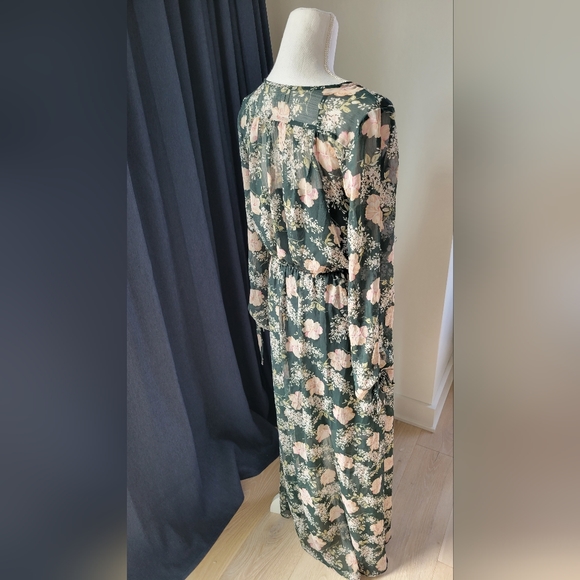 A NEW DAY | Green Floral Maxi Dress - Picture 9 of 12